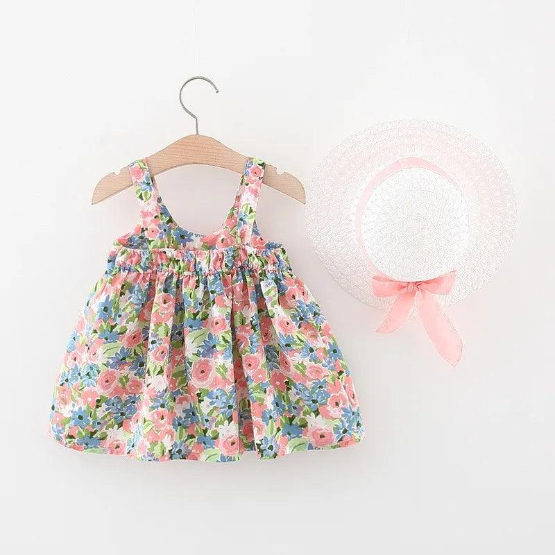 Vestido Sorriso de Anjo + Chapéu