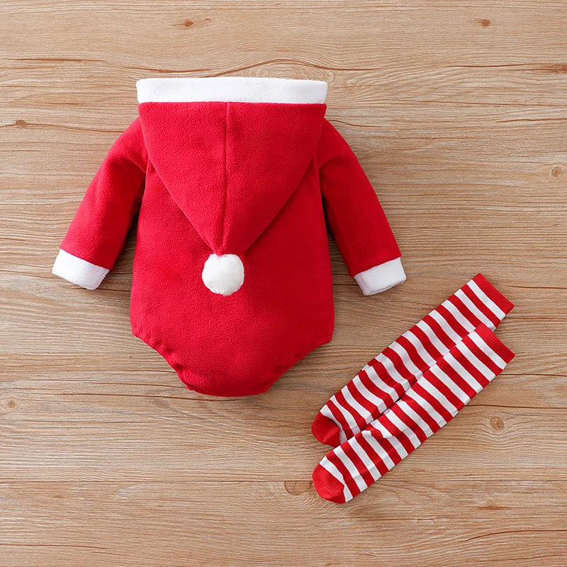 Romper Príncipe Noel + Meias